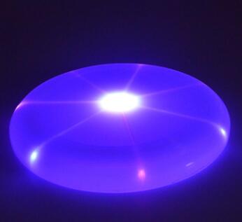 HKM-4255933 LED Flying Saucer Spin Disk Toy with Colorful Lights - Outdoor Fun Adventure