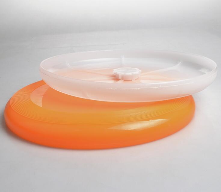 HKM-4255933 LED Flying Saucer Spin Disk Toy with Colorful Lights - Outdoor Fun Adventure