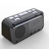 HKM-425619 DAB Bedside Alarm Clock with USB Charging, Adjustable Brightness, and Dual Alarm Settings