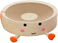 HKM-4256573 Natural Sisal Cat Scratching Board and Nest - Wear Resistant Cat Toy for Indoor Use