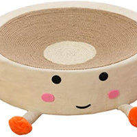 HKM-4256573 Natural Sisal Cat Scratching Board and Nest - Wear Resistant Cat Toy for Indoor Use