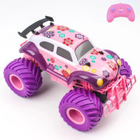 HKM-425747 1/18 Scale Pink Remote Control Climbing Car - High Speed Off-Road Vehicle, Indoor/Outdoor Use