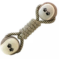 HKM-4257725 Durable Cotton Rope Knot Toy for Medium and Large Dogs - Interactive Chewing Toy