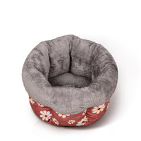 HKM-4259133 Cozy Cat Nest for Winter - Washed Cotton & PP Cotton Filling, Fully Machine Washable