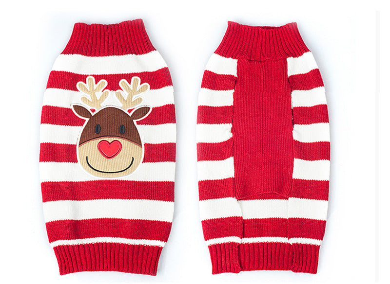 HKM-4259261 Cozy Christmas Pet Sweater in Various Sizes for Dogs and Cats
