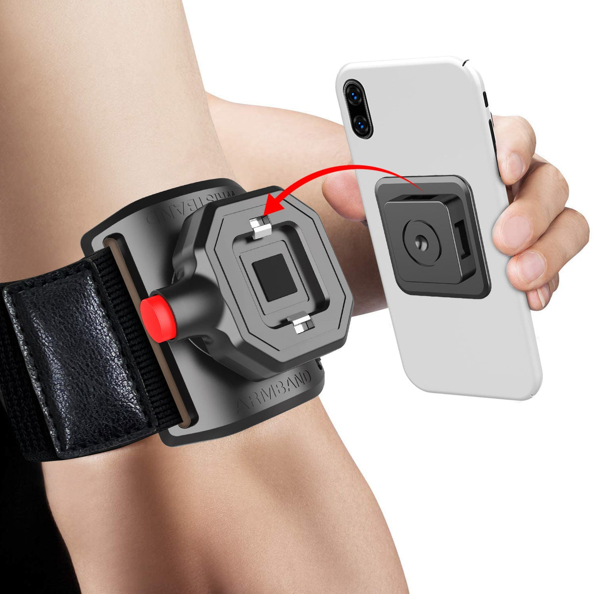 HKM-426003 Universal Plastic Cycling Phone Holder for Secure and Stable Use