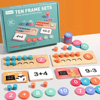 HKM-426067 Wooden Number Cognition Learning Toys for Preschool and Toddlers