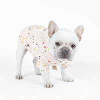 HKM-4261437 Casual Cotton T-shirt for Dogs in Spray Paint Graffiti Design ¨C Available in Multiple Sizes