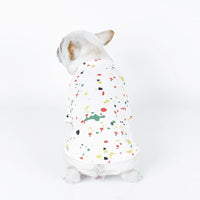 HKM-4261437 Casual Cotton T-shirt for Dogs in Spray Paint Graffiti Design ¨C Available in Multiple Sizes