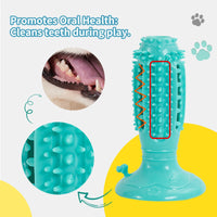 HKM-4262333 Interactive Squeaky Dog Balls - 4 Pack Teething Chew Toys for Teeth Cleaning and Training Small Dogs