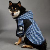 HKM-4262461 Windproof and Rainproof Dog Raincoat Shell Jacket in Black, Blue, and Red Rivet - Available in Sizes Small to 5XL