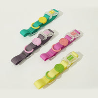 HKM-4262845 Durable Nylon Dog Collar and Hand-Holding Rope in Multiple Colors