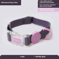 HKM-4262845 Durable Nylon Dog Collar and Hand-Holding Rope in Multiple Colors