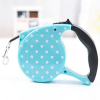 HKM-4264637 Retractable 5m Nylon Dog Leash with One-Handed Braking System and Comfortable Grip