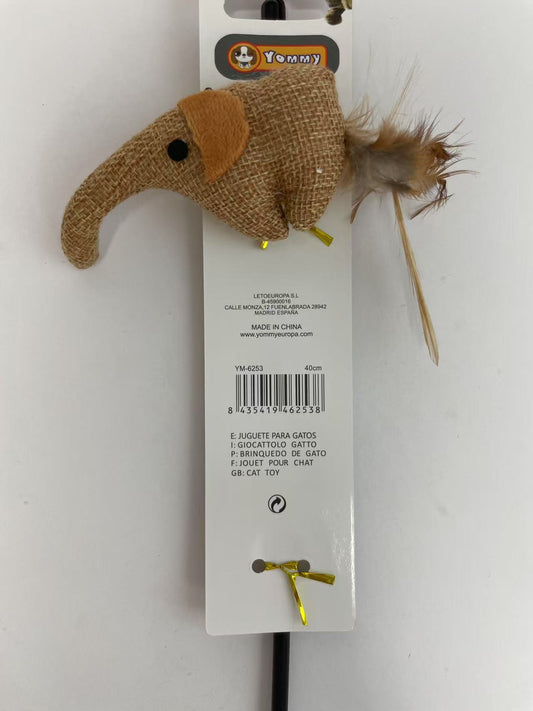 HKM-4265661 Interactive Elephant Cat Teasing Stick for Engaging Playtime
