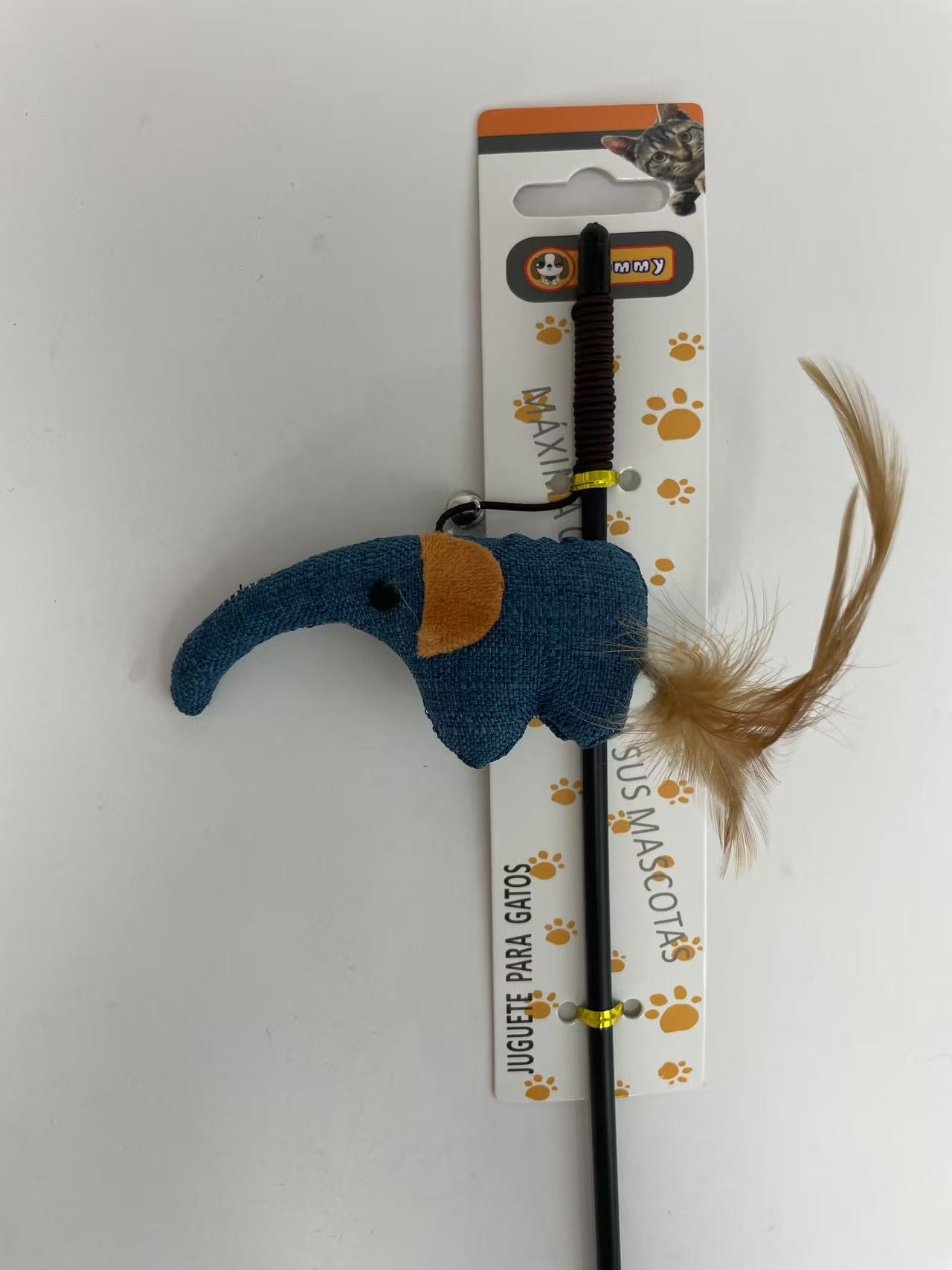 HKM-4265661 Interactive Elephant Cat Teasing Stick for Engaging Playtime