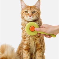 HKM-426707 Doughnut-Shaped Cat De-shedding Comb with Fine Needle for Effortless Fur Removal