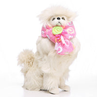 HKM-4268221 Casual Polyester Pet Dog Bib - Available in Sizes S, M, L for All Seasons