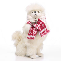 HKM-4268221 Casual Polyester Pet Dog Bib - Available in Sizes S, M, L for All Seasons