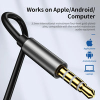 HKM-426835 3.5mm Wired Earphones with Handsfree Microphone and Stereo Sound