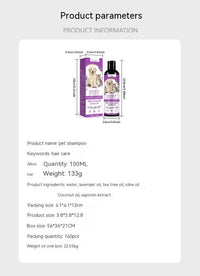 HKM-4268477 Pet Shampoo for Dogs - Soothes Itchy Skin and Softens Fur, 100ml