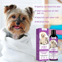 HKM-4268477 Pet Shampoo for Dogs - Soothes Itchy Skin and Softens Fur, 100ml