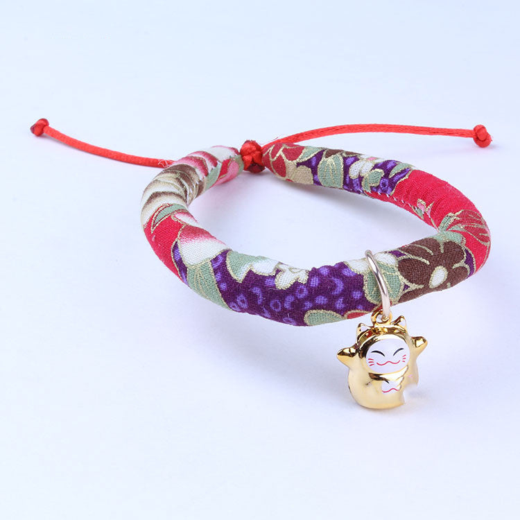 HKM-4268605 Adjustable Cloth Collars for Cats and Small Dogs - XS, S, M, L Sizes Available