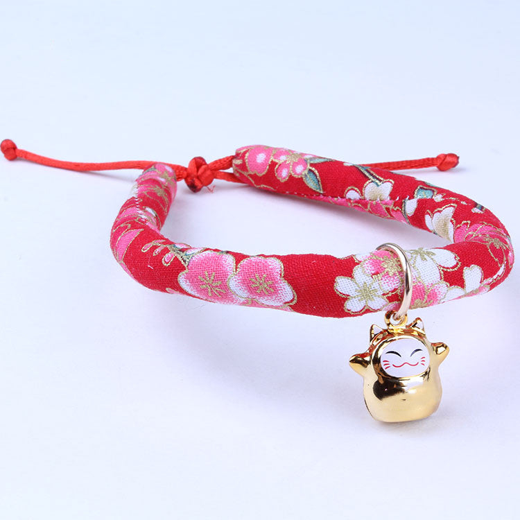 HKM-4268605 Adjustable Cloth Collars for Cats and Small Dogs - XS, S, M, L Sizes Available