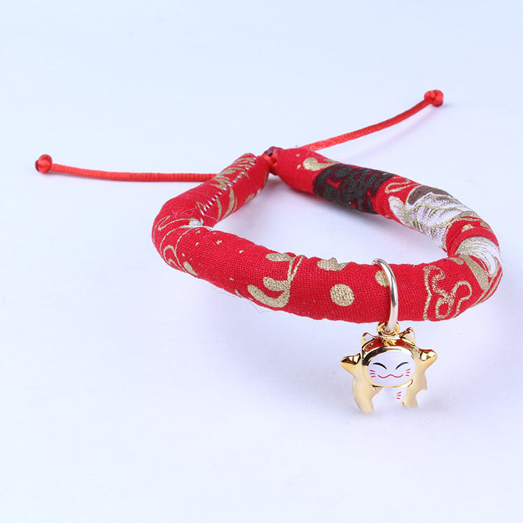 HKM-4268605 Adjustable Cloth Collars for Cats and Small Dogs - XS, S, M, L Sizes Available