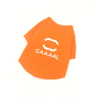 HKM-4268989 Cotton Stretch Letter T-Shirt for Pets in Various Colors and Sizes