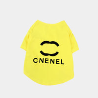 HKM-4268989 Cotton Stretch Letter T-Shirt for Pets in Various Colors and Sizes