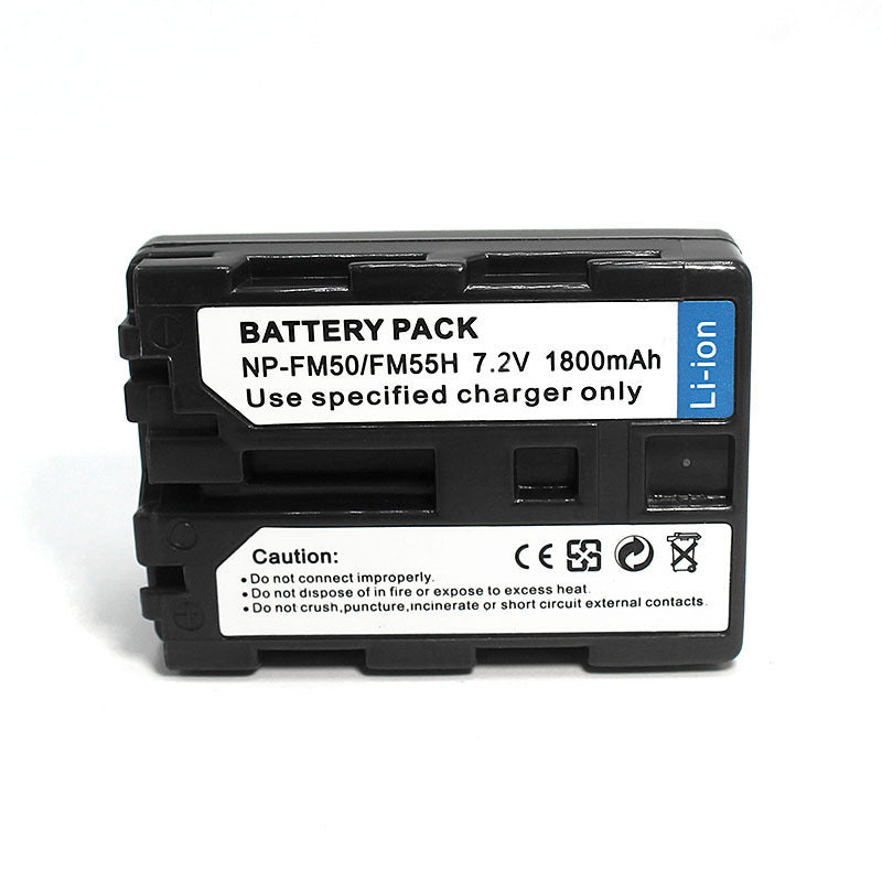 HKM-426963 Charging Set for Sony Cameras NP-FM50, FM30, FM55H, F717, S70, F828 - 1800mAh Battery