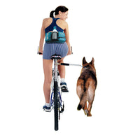 HKM-4270397 Stainless Steel Dog Walking Leash with Handheld Grip and Stretchable Design
