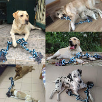 HKM-4271421 Large Cotton Rope Dog Toy for Training and Chewing - Ideal for Big Dogs and Tibetan Mastiffs