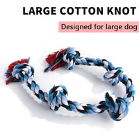 HKM-4271421 Large Cotton Rope Dog Toy for Training and Chewing - Ideal for Big Dogs and Tibetan Mastiffs