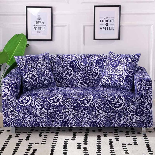 HKM-427155 Versatile Polyester Fiber Sofa Slipcover for Three-Seat Sofas (190-230cm)