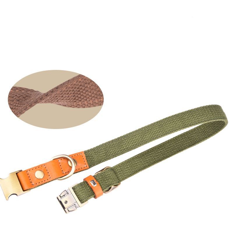 HKM-4272445 Comfortable Monochrome Leather Engraved Pet Collar - Multiple Sizes Available