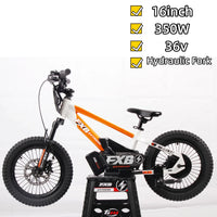 HKM-427347 16 Inch Kids Electric Balance Bike with Disc Brake and Steel Frame, Lightweight & Durable Design