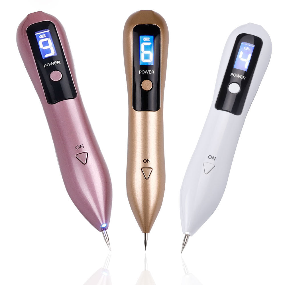 HKM-427347 Laser Beauty Point Pen for Spot Removal - Rechargeable with LCD Display, 5 Power Levels, Suitable for Skin Care