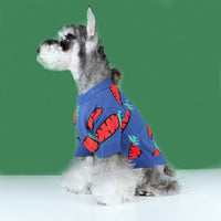 HKM-4274365 Schnauzer Teddy Winter Thick Wool Carrot Sweater for Dogs and Cats