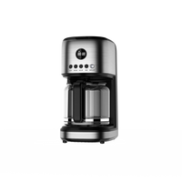 HKM-427667 Customizable Semi-Automatic Plastic Drip Coffee Maker for Home and Hotel Use