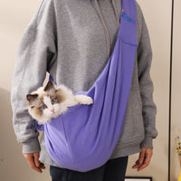 HKM-4278589 Breathable Large Capacity Pure Cotton Dog Backpack in Multiple Colors