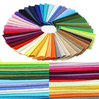 HKM-427923 Cotton and Linen Fabric for Crafts - Assorted 15 Pieces (20x25cm) and 50 Pieces (10x10cm)