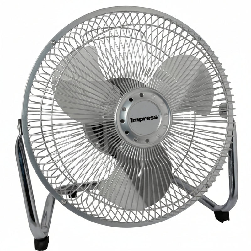 HKM-4279635 High-Velocity 9-Inch Floor Fan with 3 Speeds and 360-Degree Tilt