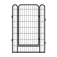 HKM-4279997 Durable Heavy-Duty Metal Playpen with Door - 6 Panels Pet Exercise Pen for Indoor & Outdoor Use