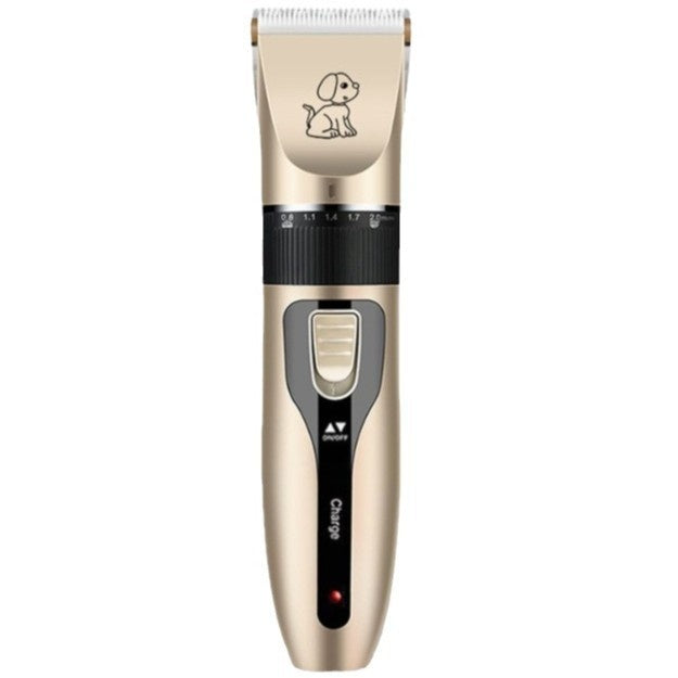 HKM-4280125 Electric Pet Scissors Set for Grooming Dog & Cat - Nail Cap & Steel Comb Included