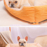 HKM-4280381 Cozy Plush Doghouse for Small to Large Dogs - Available in Multiple Sizes