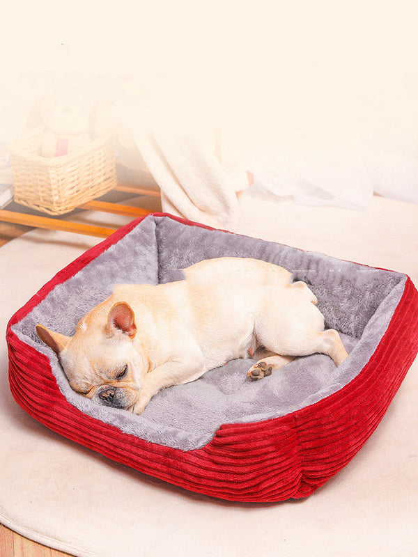 HKM-4280381 Cozy Plush Doghouse for Small to Large Dogs - Available in Multiple Sizes