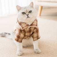 HKM-4280509 Cozy Lamb Wool Dog Clothes for Autumn and Winter - Casual Style Cotton Apparel