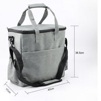 HKM-4284349 Pet Travel Carrying Bag with Snack Bags and Silicone Bowl for Dogs